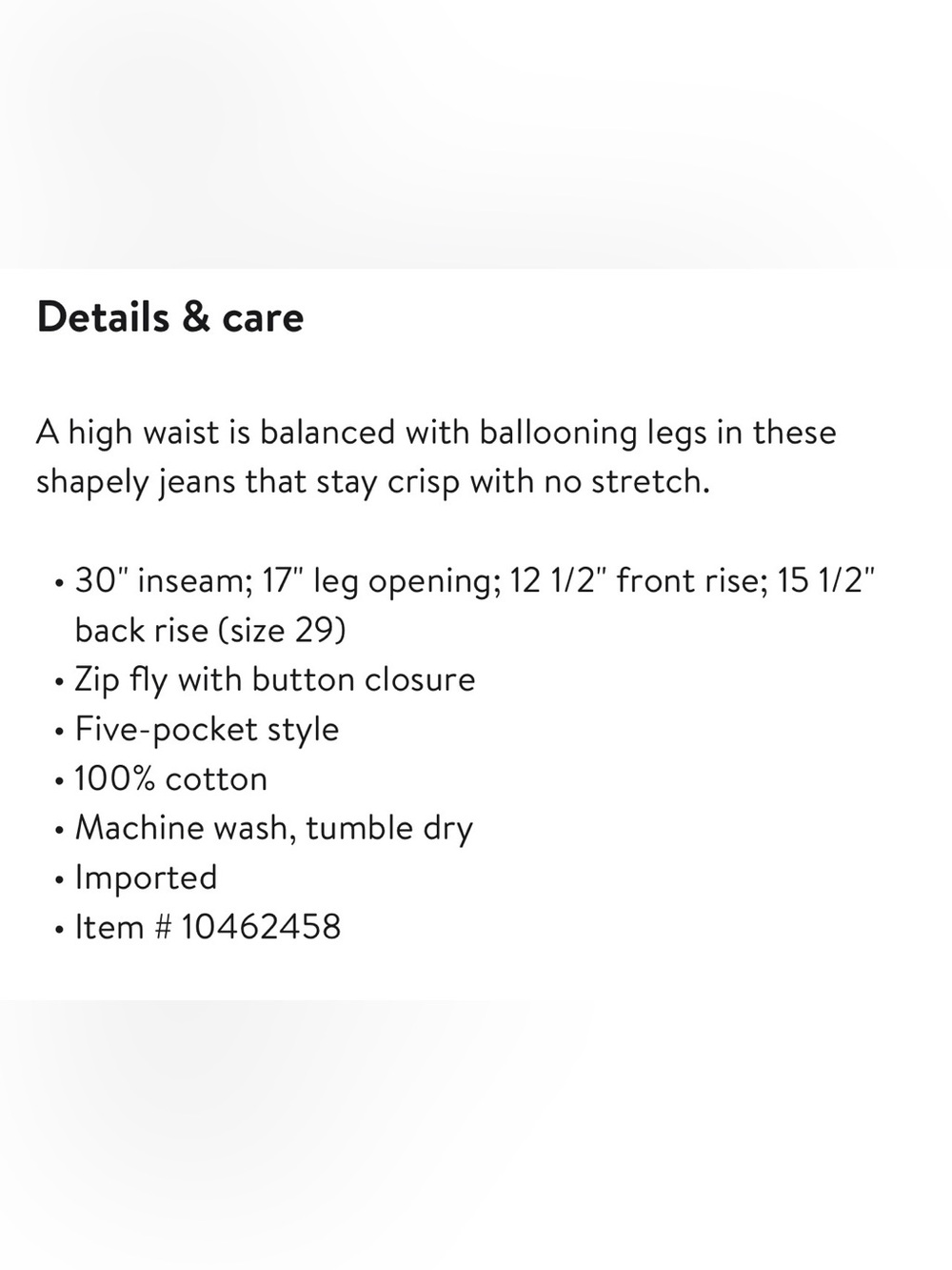 Pistola Wes High Waist Barrel Jeans - Picture 4 of 4